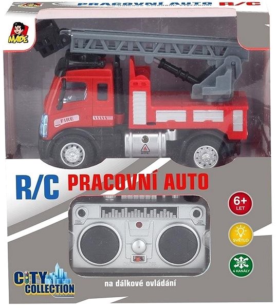 RC auto Auto hasičské na diaľkové ovládanie, 12 x 7 x 6 cm Obal/škatuľka