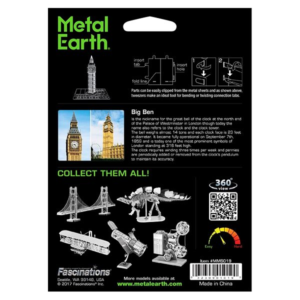 3D Puzzle Metal Earth Big Ben ...