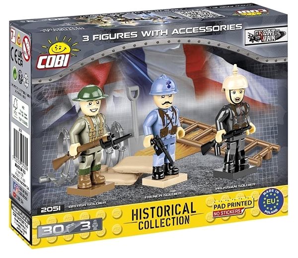Építőjáték Cobi 2051 Első világháború - figurák Csomagolás/doboz