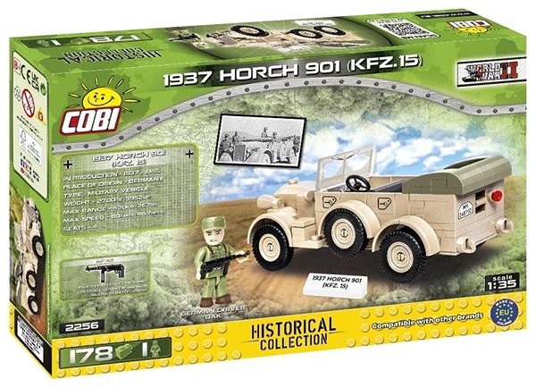Építőjáték Cobi 2256 1937 Horch 901 Kfz 15 Csomagolás/doboz