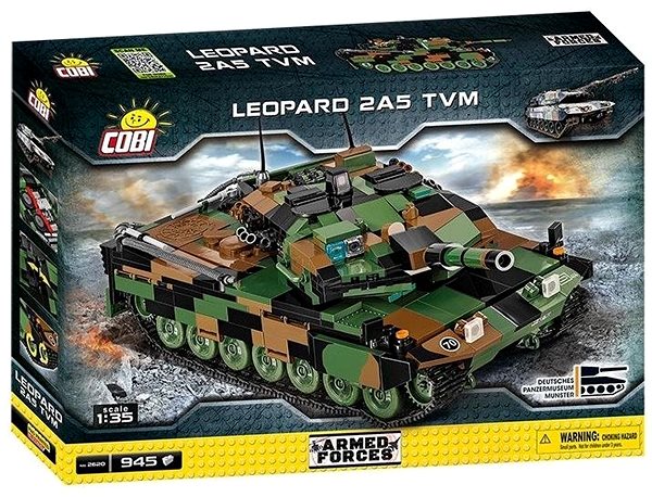 Stavebnica Cobi 2620 Leopard 2A5 TVM Obal/škatuľka