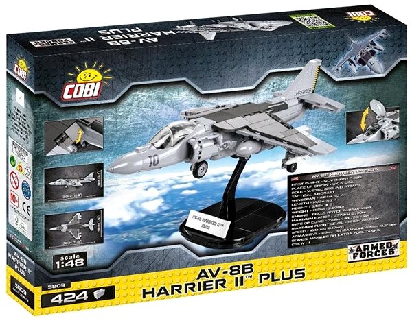 Building Set Cobi 5809 AV-8B Harrier II Plus Packaging/box