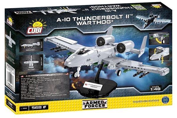 Építőjáték Cobi 5812 A10 Thunderbolt II Warthog Csomagolás/doboz