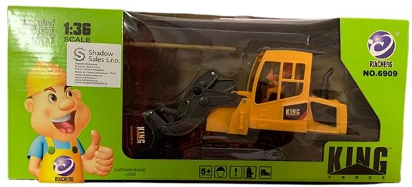 RC Bagger RC Ventures + RC-Modelllader King Force 1:36 Verpackung/Box