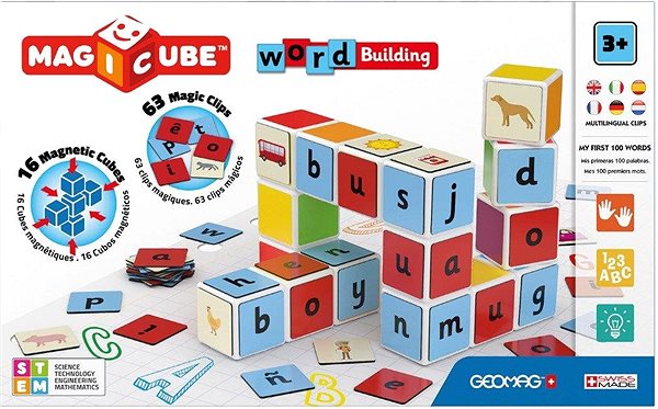 Building Set Magicube Word Building 79 Packaging/box