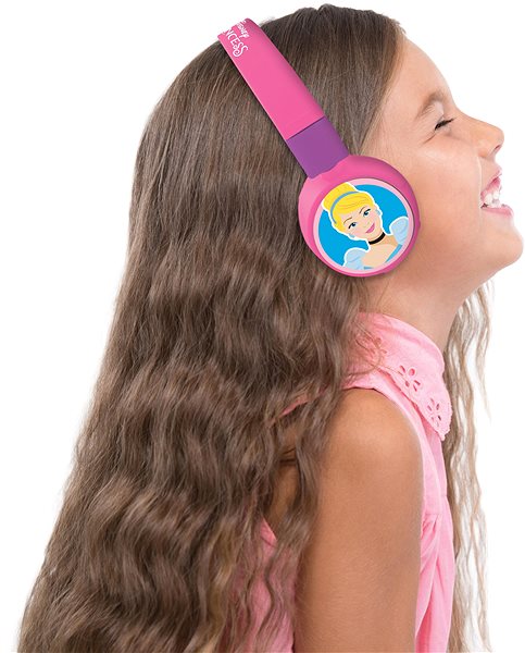 Kabellose Kopfhörer Lexibook Princesses 2in1 Bluetooth®-Kopfhörer mit sicherer Lautstärke für Kinder Lifestyle