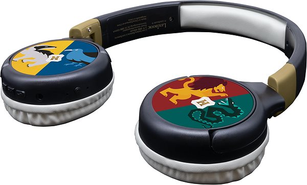 Kabellose Kopfhörer Lexibook Harry Potter 2in1 Bluetooth® Kopfhörer mit sicherer Lautstärke für Kinder Seitlicher Anblick