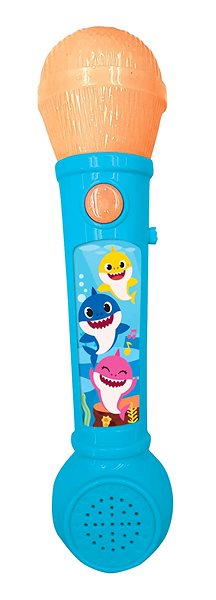 Dětský mikrofon Lexibook Baby Shark Svítící mikrofon s melodiemi a zvukovými efekty Screen
