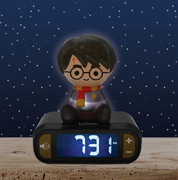 Alarm Clock Lexibook Harry Potter Digital Alarm Clock with 3D Night Light and Sound Effects Lifestyle