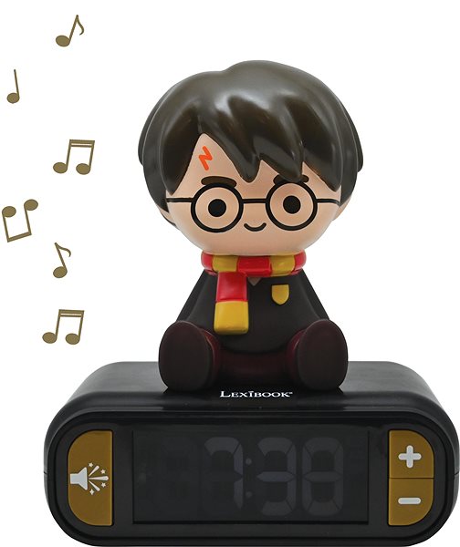 Alarm Clock Lexibook Harry Potter Digital Alarm Clock with 3D Night Light and Sound Effects Features/technology
