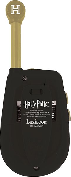 Walkie talkie gyerekeknek Lexibook Harry Potter Digitális adó-vevő 2 km/1,3 mérföld hatótávolsággal és világító Morzekód funkcióval ...