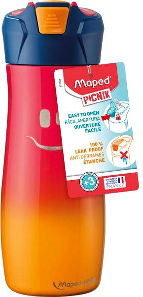 Detská fľaša na pitie Maped Picnik Concept Kids fľaša na pitie 430 ml, červená ...