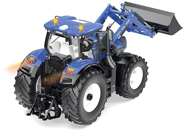 Távirányítós traktor Siku New Holland T7.315 homlokrakodóval és távirányítóval Oldalnézet