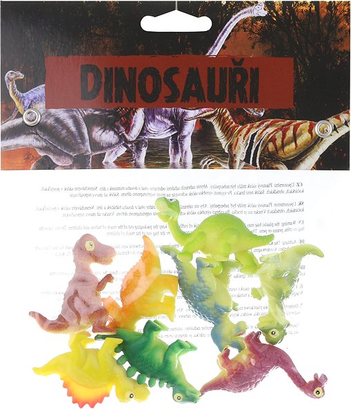 Figura Vidám dinoszauruszok, tasakban Képernyő