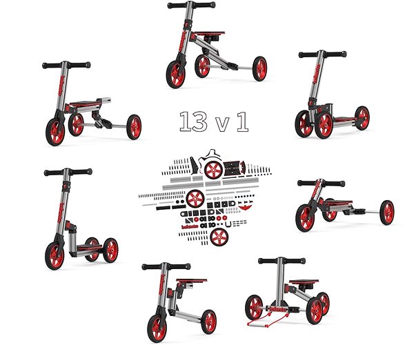 Balance Bike Infento Make & Move Kit 13-in-1 Features/technology