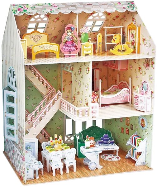 3D Puzzle Cubicfun 3D Puzzle Dream House for Dolls 160 pieces ...