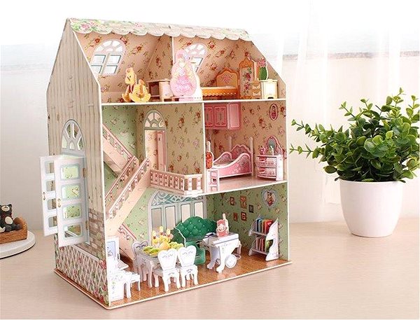 3D Puzzle Cubicfun 3D Puzzle Dream House for Dolls 160 pieces ...