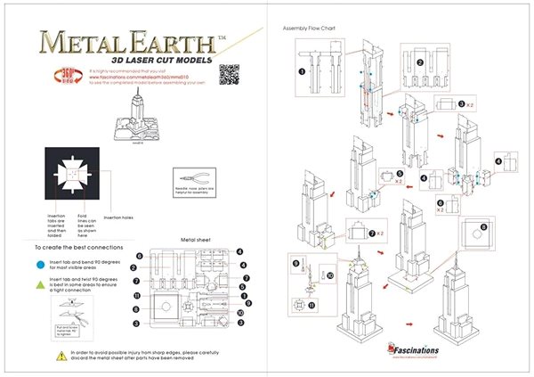 3D Puzzle Metal Earth 3D puzzle Chrysler Building ...