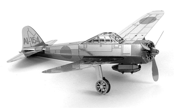 3D Puzzle Metal Earth 3D puzzle Fighter plane Mitsubishi Zero ...