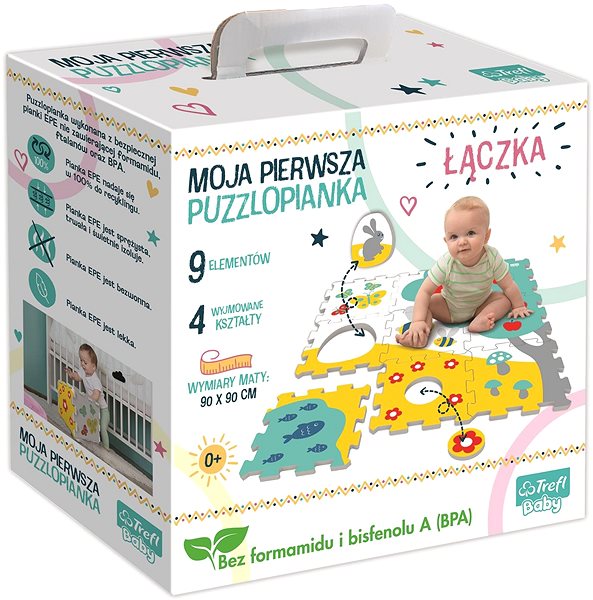 Pěnové puzzle Trefl Moje první pěnové puzzle Louka (29,5x29,5) ...