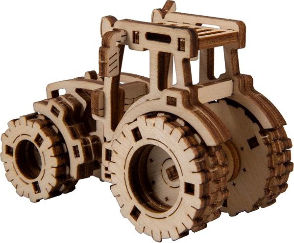 3D puzzle Wooden city 3D puzzle Superfast Traktor Zadná strana