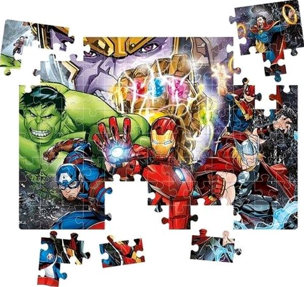 Puzzle Clementoni Briliant puzzle Marvel: Avengers 104 dielikov ...
