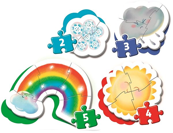 Puzzle Clementoni Moje první puzzle Co najdeme na nebi 4v1 (2,3,4,5 dílků) ...