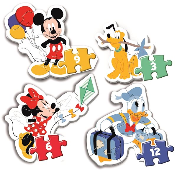 Clementoni My First Puzzle Mickey Mouse 4-in-1 (2,3,4,5 pieces) puzzle.