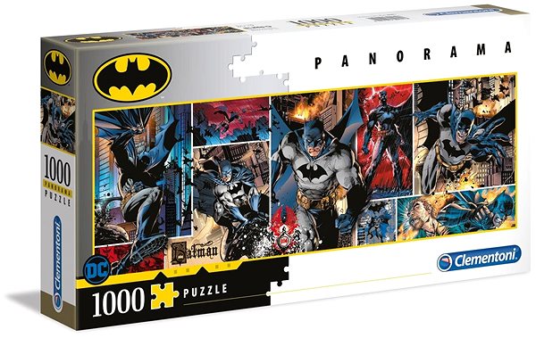 Puzzle Clementoni Panoramatické puzzle Batman 1 000 dielikov ...