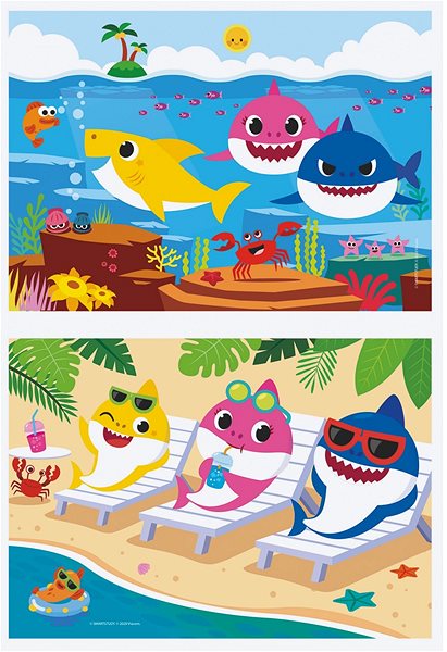 Puzzle Clementoni Puzzle Baby Shark 2x20 dílků ...
