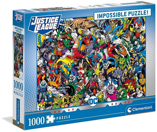 Puzzle Clementoni Impossible: DC Comics Justice League, 1000 darabos ...