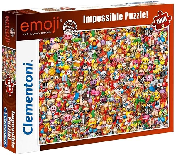 Puzzle Clementoni Puzzle Impossible: Emoji 1000 dílků ...