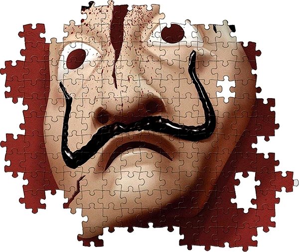 Puzzle Clementoni Puzzle Netflix: Papierový dom – Maska 1 000 dielikov ...