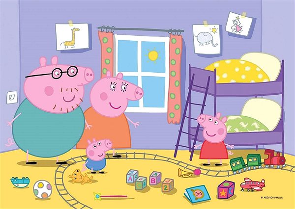 Puzzle Clementoni Puzzle Prasátko Peppa 2x20 dílků ...
