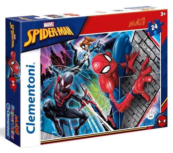 Puzzle Clementoni Puzzle Spiderman MAXI 24 dielikov ...