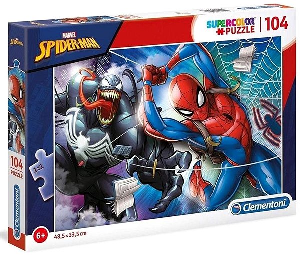 Puzzle Clementoni Puzzle Spiderman: Do útoku 104 dielikov ...