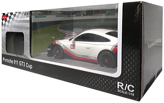 RC auto R/C 1:18 Porsche 911 GT3 CUP (biele) Obal/škatuľka