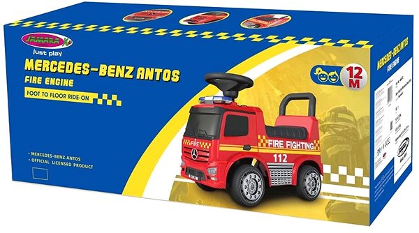 Futóbicikli Jamara Push-Car Mercedes-Benz Antos Fire Truck Csomagolás/doboz
