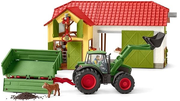 Figures Schleich Tractor with Tow Features/technology