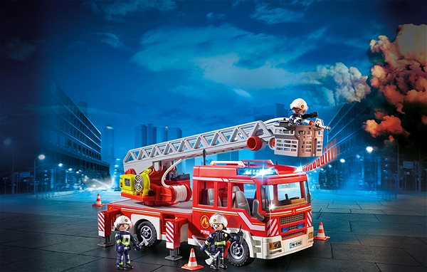 Bausatz Playmobil City Action 9463 Feuerwehr-Leiterfahrzeug Lifestyle