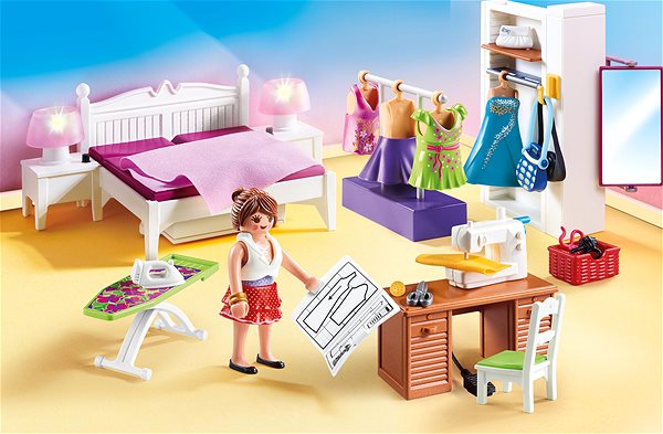 Bausatz Playmobil 70208 Schlafzimmer mit Nähecke Lifestyle