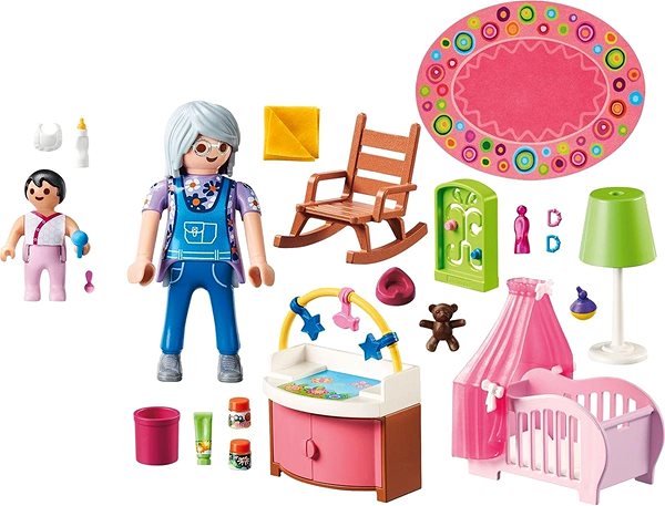 Stavebnice Playmobil Pokoj pro miminko Obsah balení