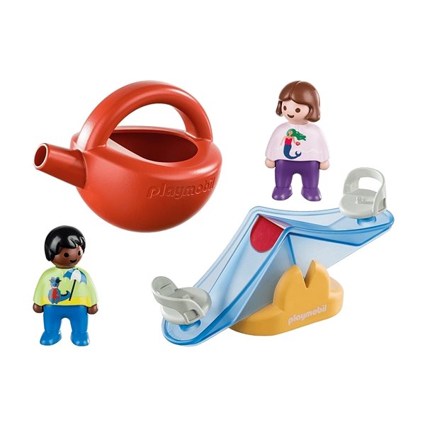 Building Set Playmobil 70269 Water swing with horse-drawn carriage Package content