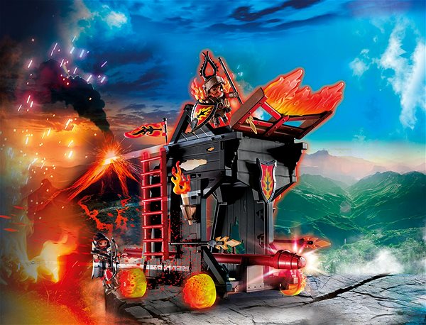 Építőjáték Playmobil 70393 Burnham tüzes faltörő kosa Lifestyle