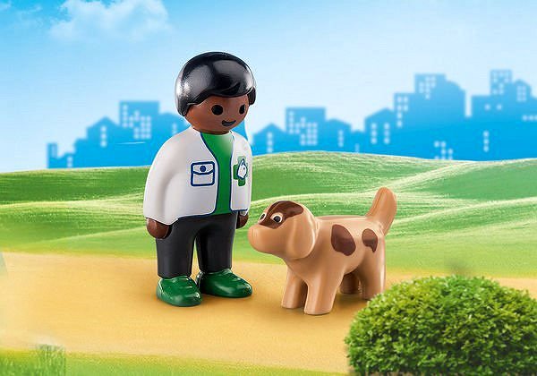 Figures Playmobil 70407 Veterinarian with Dog Lifestyle