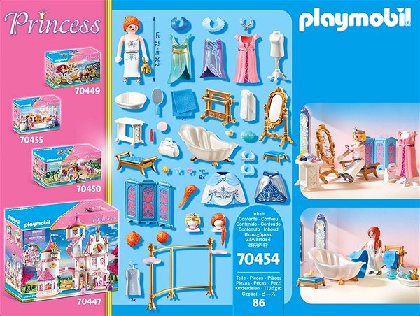 Building Set Playmobil 70454 Dressing Room Packaging/box