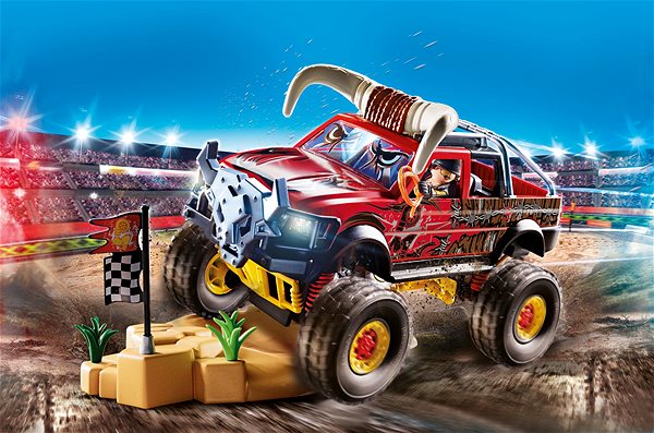 Építőjáték Playmobil 70549 Stunt show Monster Truck Bika Lifestyle