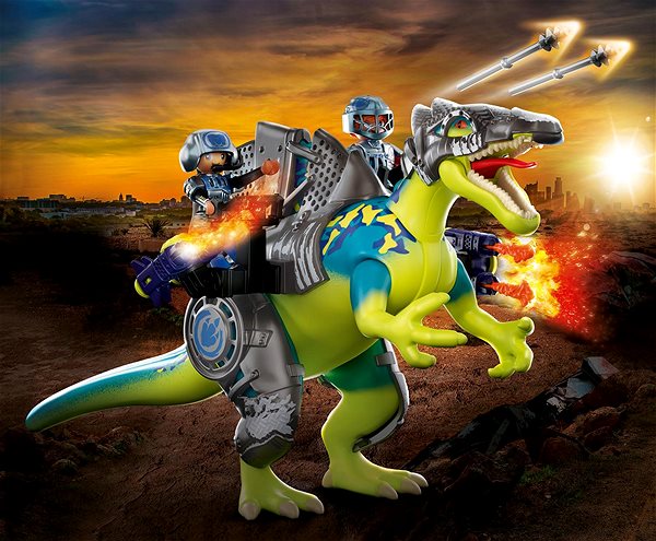 Építőjáték Playmobil 70625 Spinosaurus: Kettős védekezőerő Lifestyle