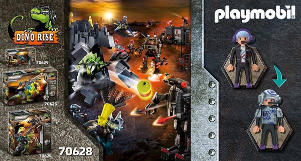 Építőjáték Playmobil 70628 Pteranodon: Támadás a levegőből Jellemzők/technológia