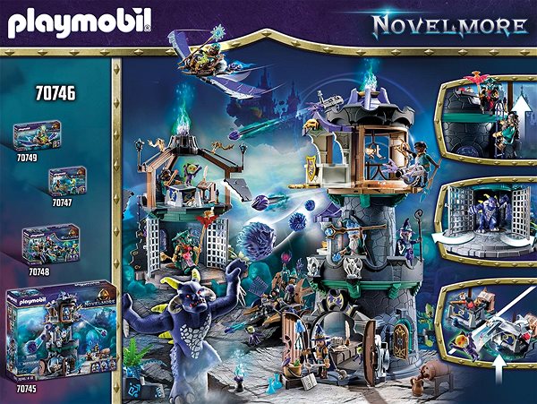 Building Set Playmobil 70746 Violet Vale - Demon Portal Features/technology